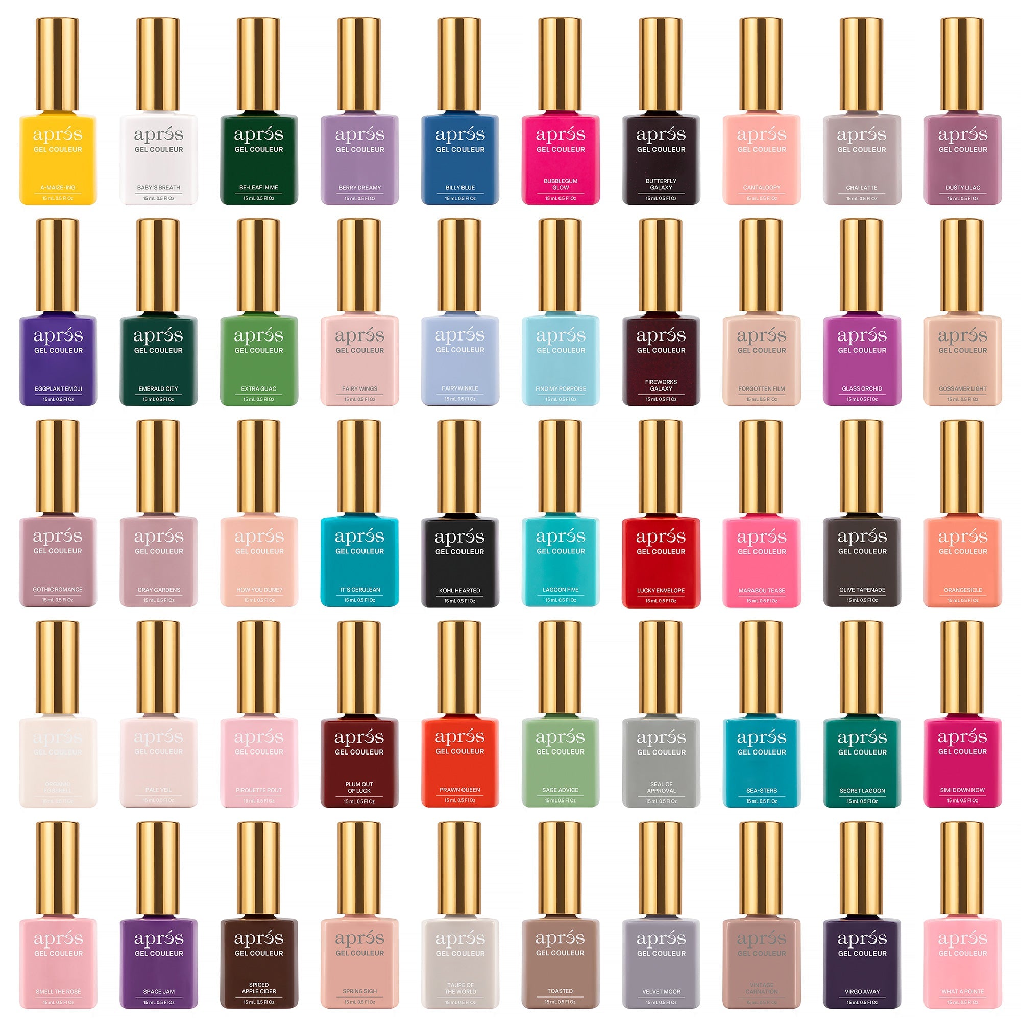 100 Gel Couleur Bundle: Choose Any 2 x Gel Couleur Set of 50