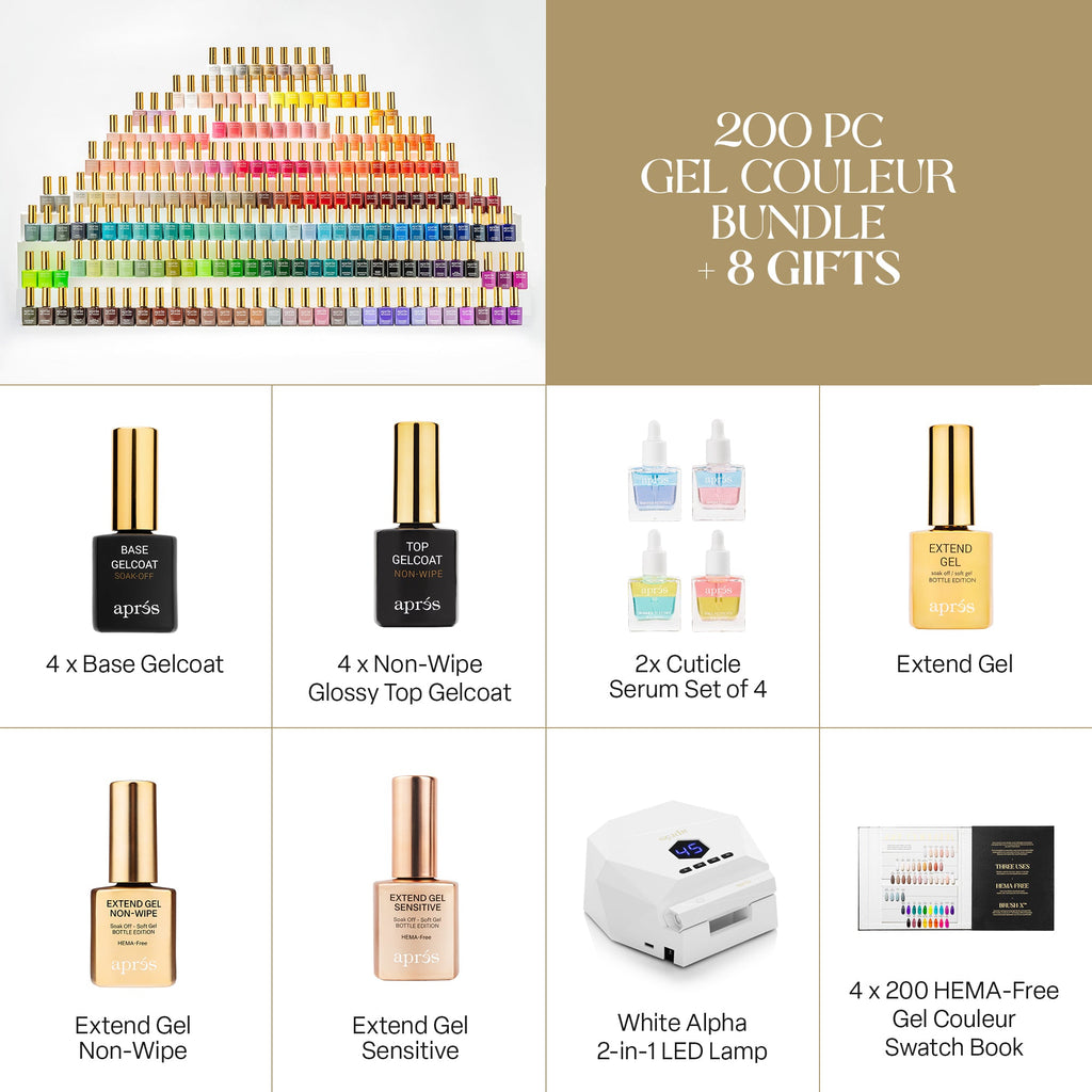 200 Gel Couleur Complete Bundle Set
