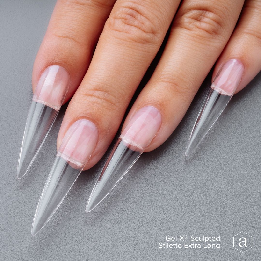 Gel-X® Sculpted Stiletto Extra Long Box of Tips - Mini (210pcs)