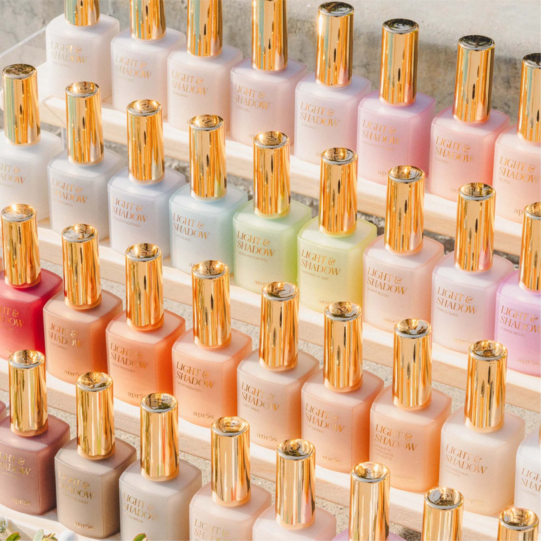 Light & Shadow Collection - 40pcs Sheer Gel Colors, 10ml