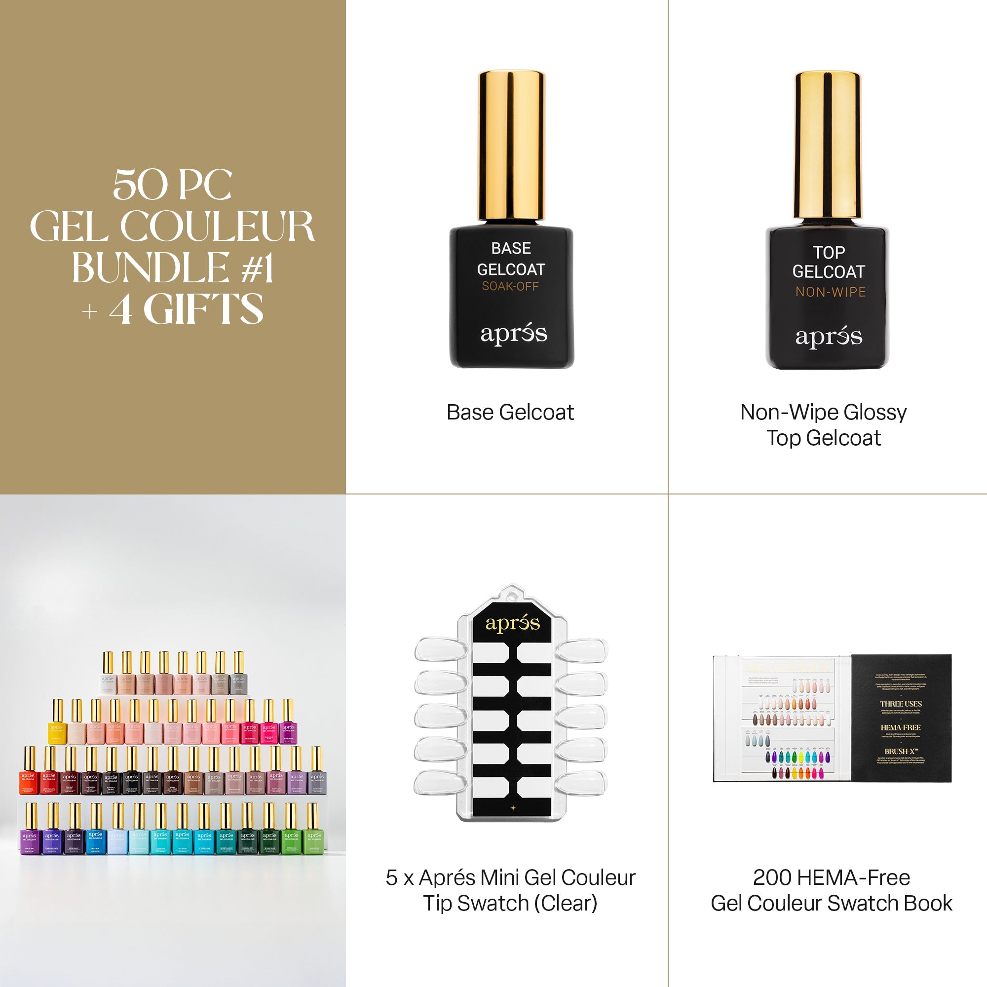 Set of 50 Gel Couleur #1