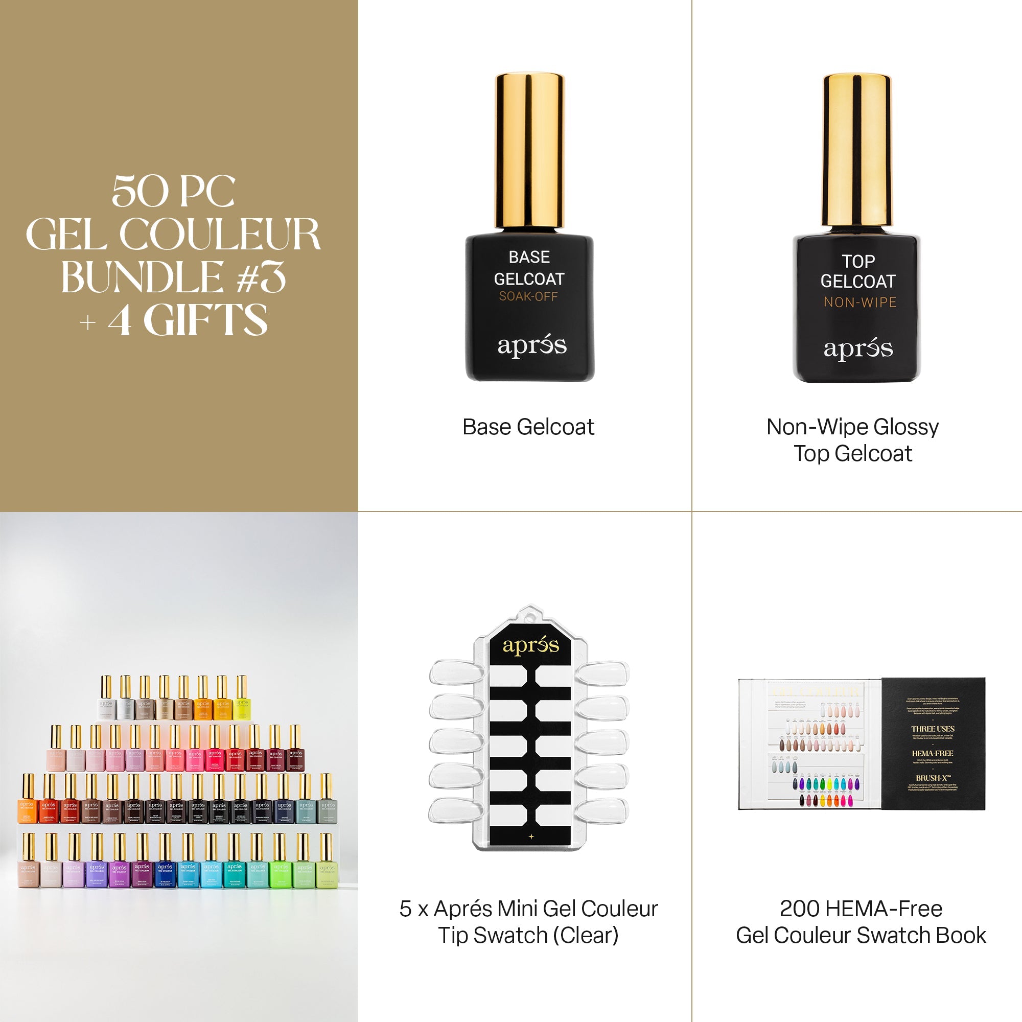 Set of 50 Gel Couleur #3