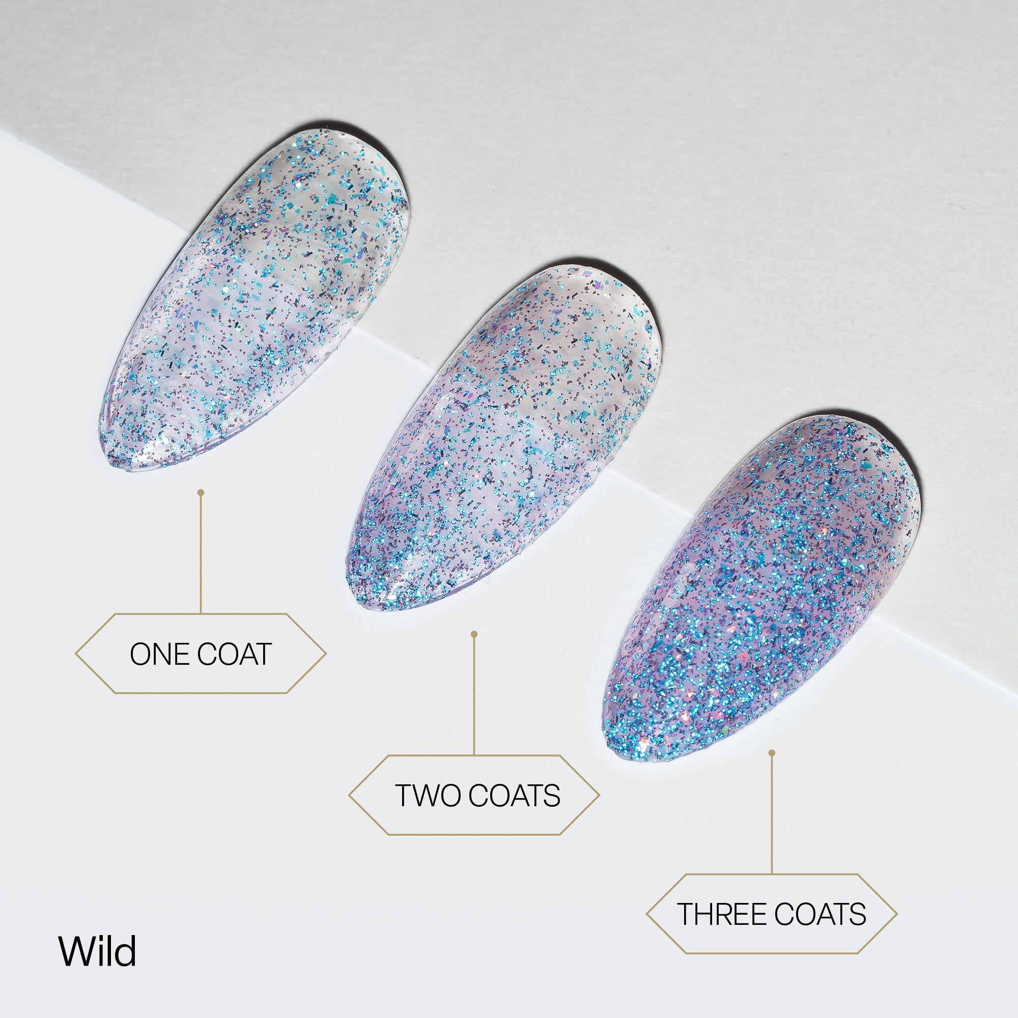 Wild - Kuromi™ Flash Glitter Gel Couleur, 10ml