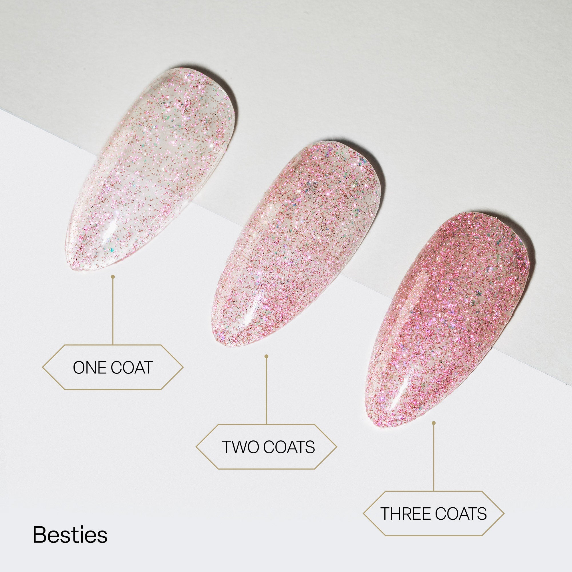 Besties - Kuromi™ Flash Glitter Gel Couleur, 10ml