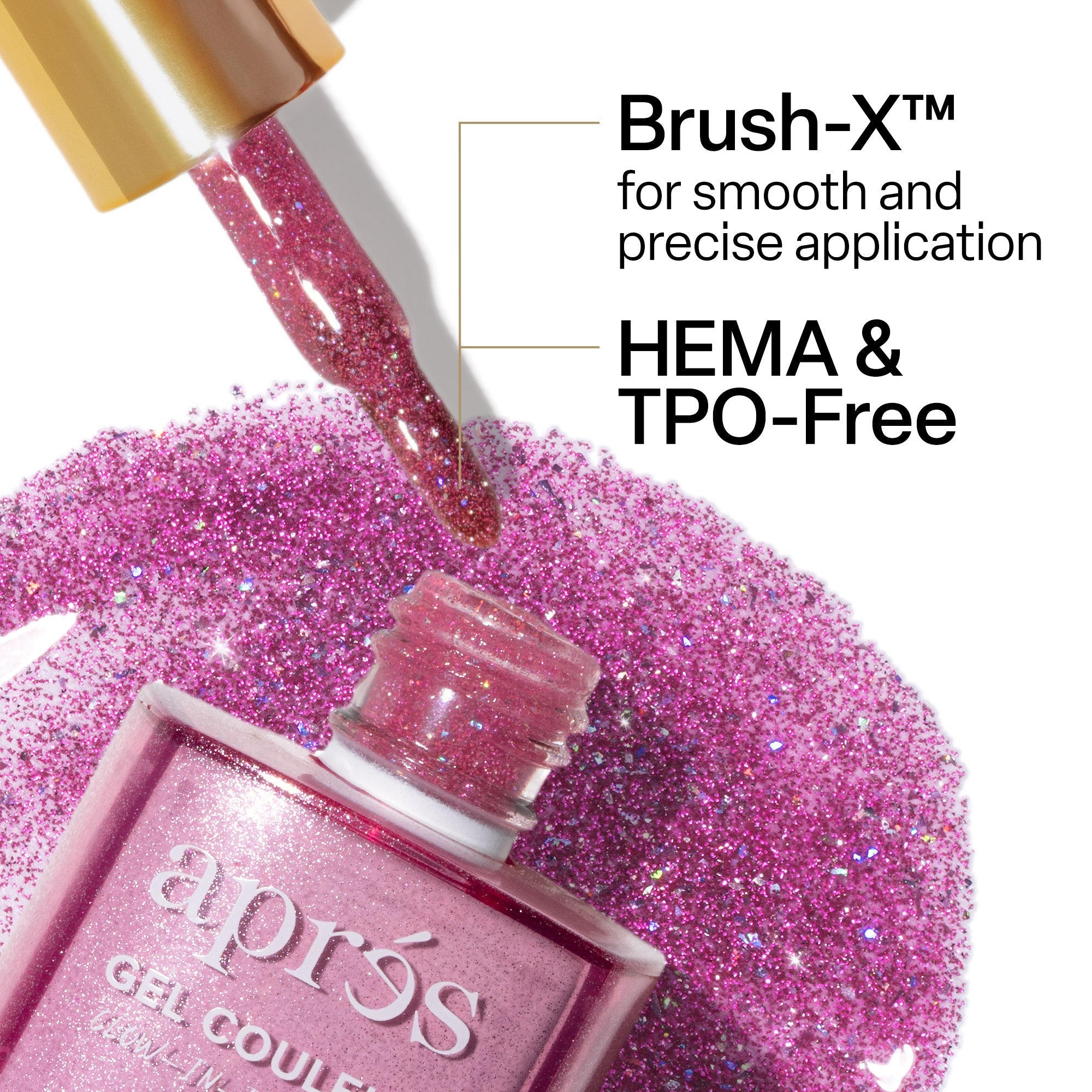 Party - Kuromi™ Flash Glitter Gel Couleur, 10ml