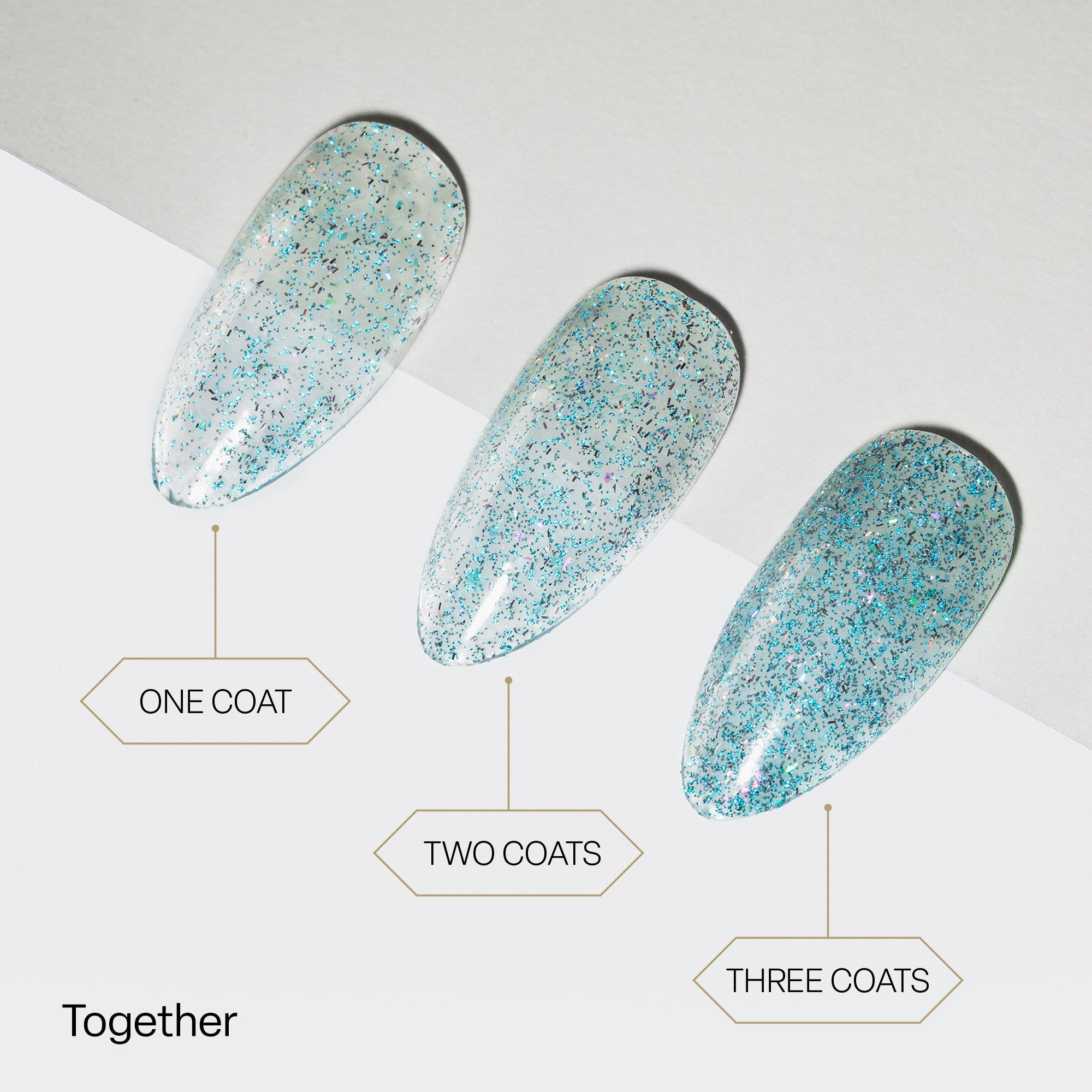 Together - Kuromi™ Flash Glitter Gel Couleur, 10ml