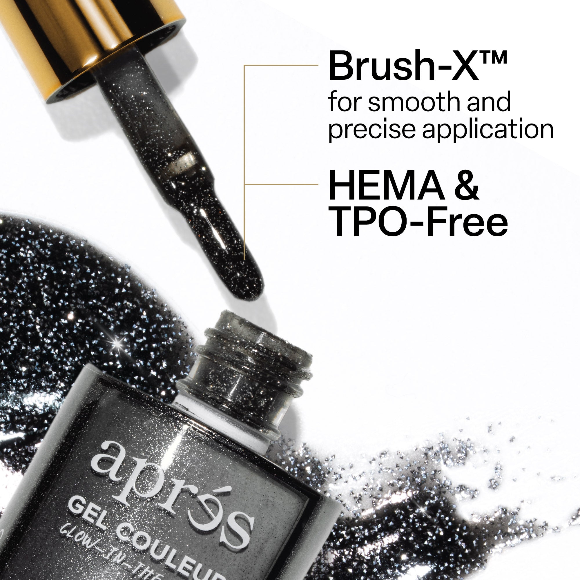 All Night - Kuromi™ Flash Glitter Gel Couleur, 10ml
