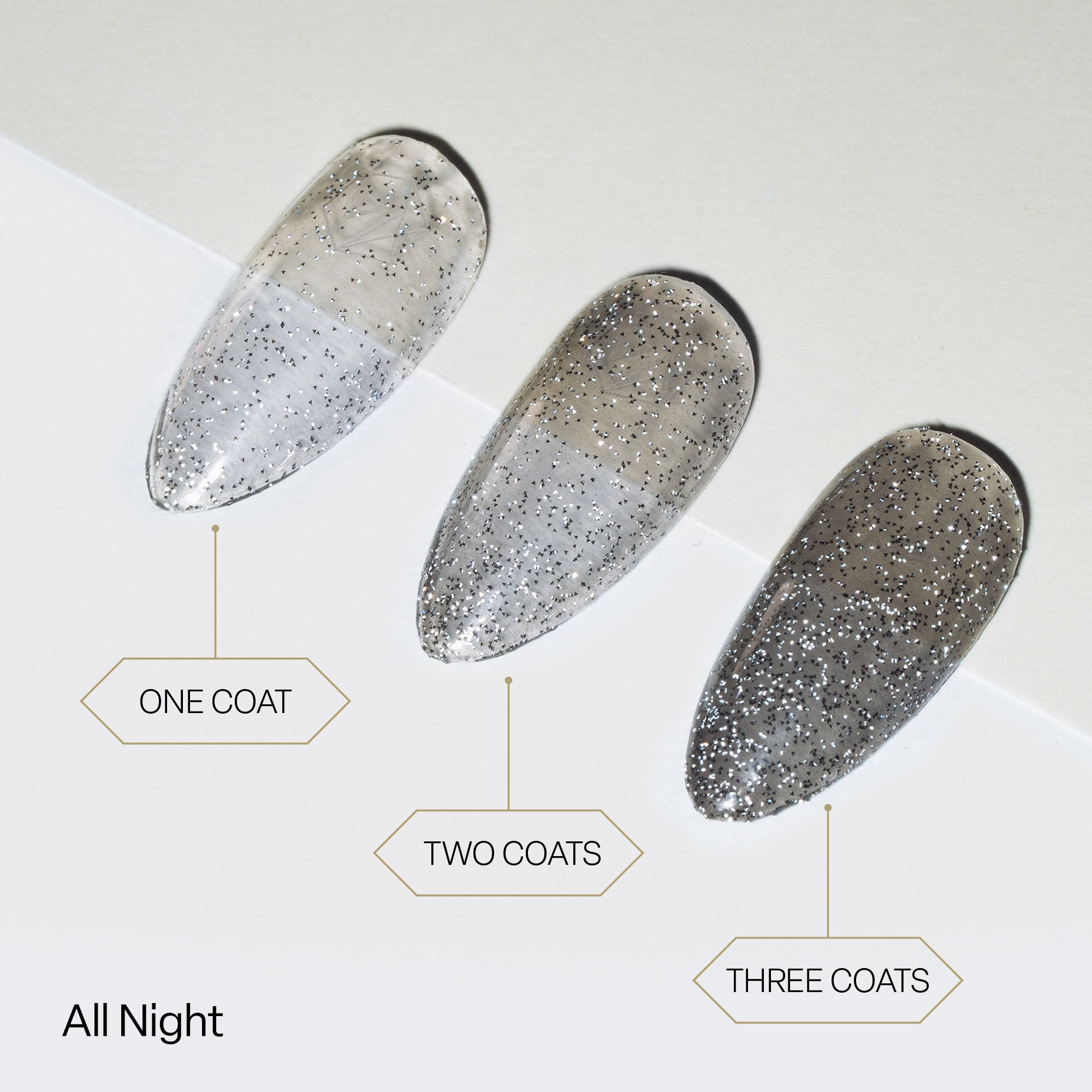 All Night - Kuromi™ Flash Glitter Gel Couleur, 10ml