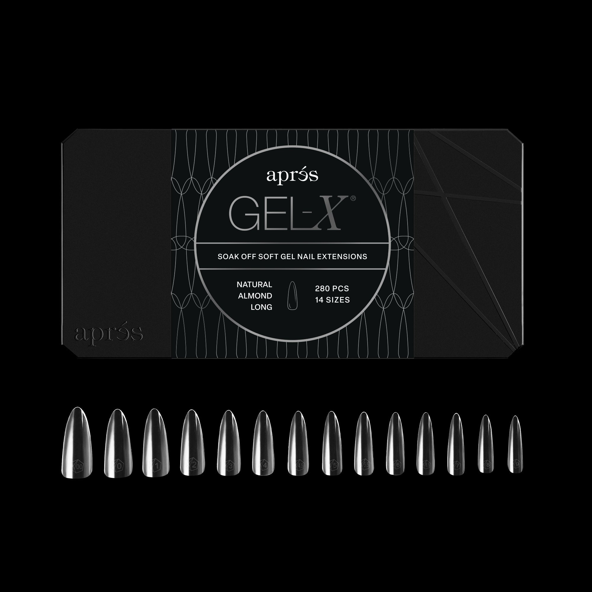 Gel-X® Natural Almond Long Box of Tips - Mini (280pcs)