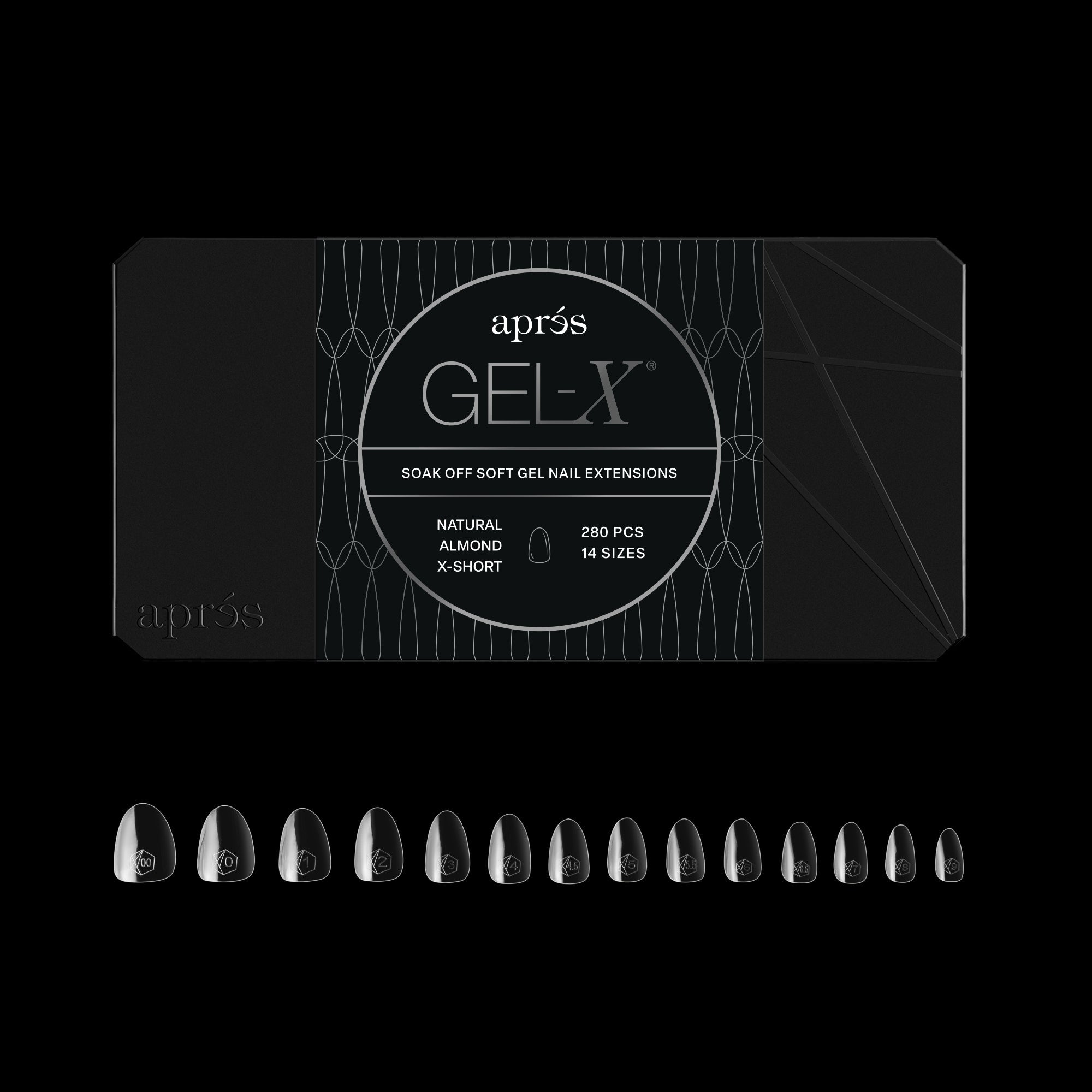 Gel-X® Natural Almond Extra Short Box of Tips - Mini (280pcs)
