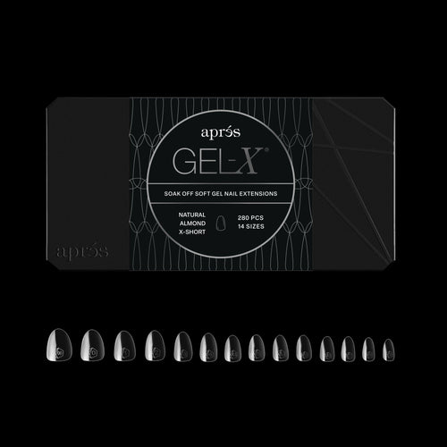 Gel-X® Natural Almond Extra Short Box of Tips - Mini (280pcs)