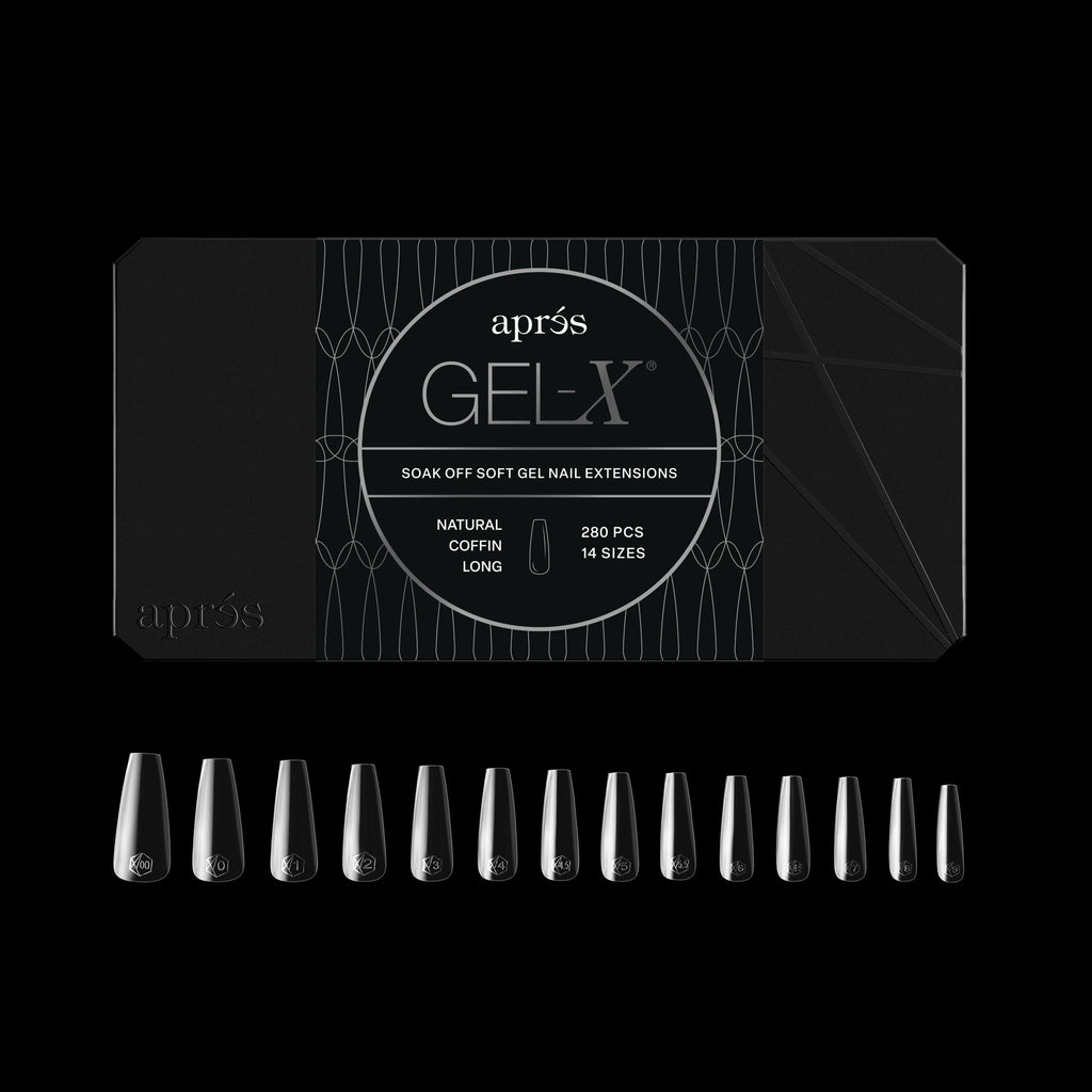 Gel-X® Natural Coffin Long Box of Tips - Mini (280pcs)