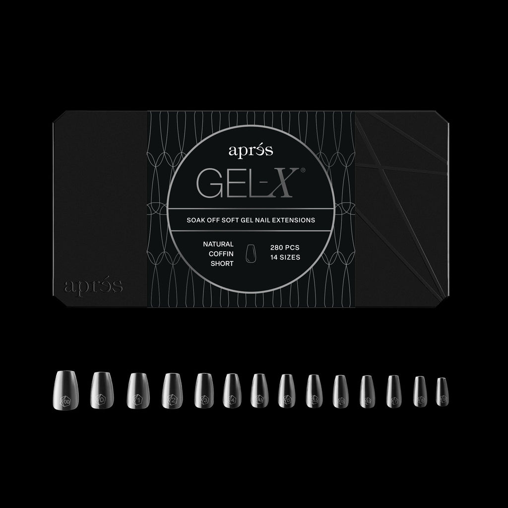 Gel-X® Natural Coffin Short Box of Tips - Mini (280pcs)