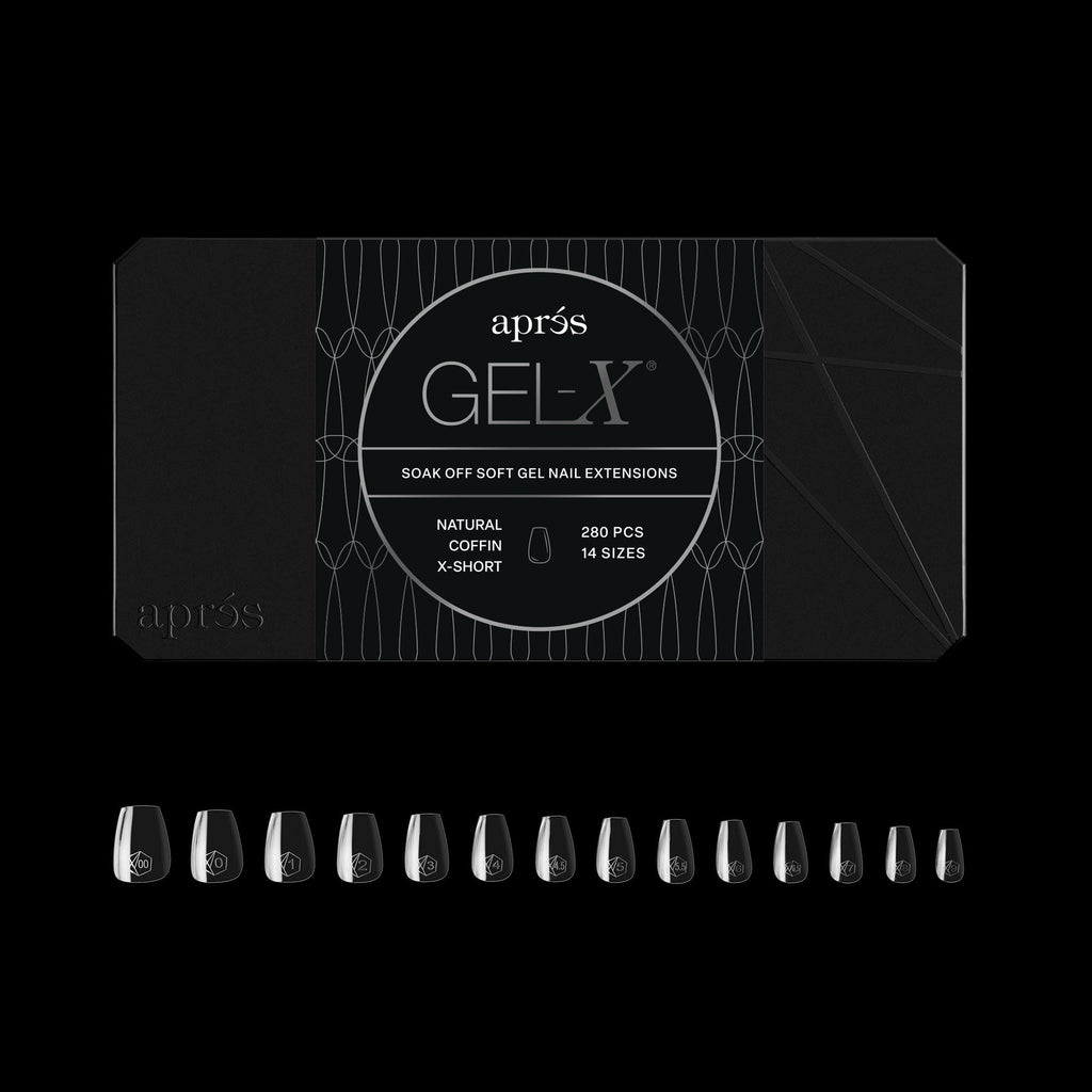 Gel-X® Natural Coffin Extra Short Box of Tips - Mini (280pcs)