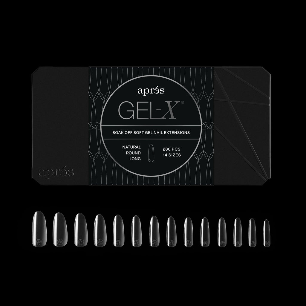 Gel-X® Natural Round Long Box of Tips - Mini (280pcs)