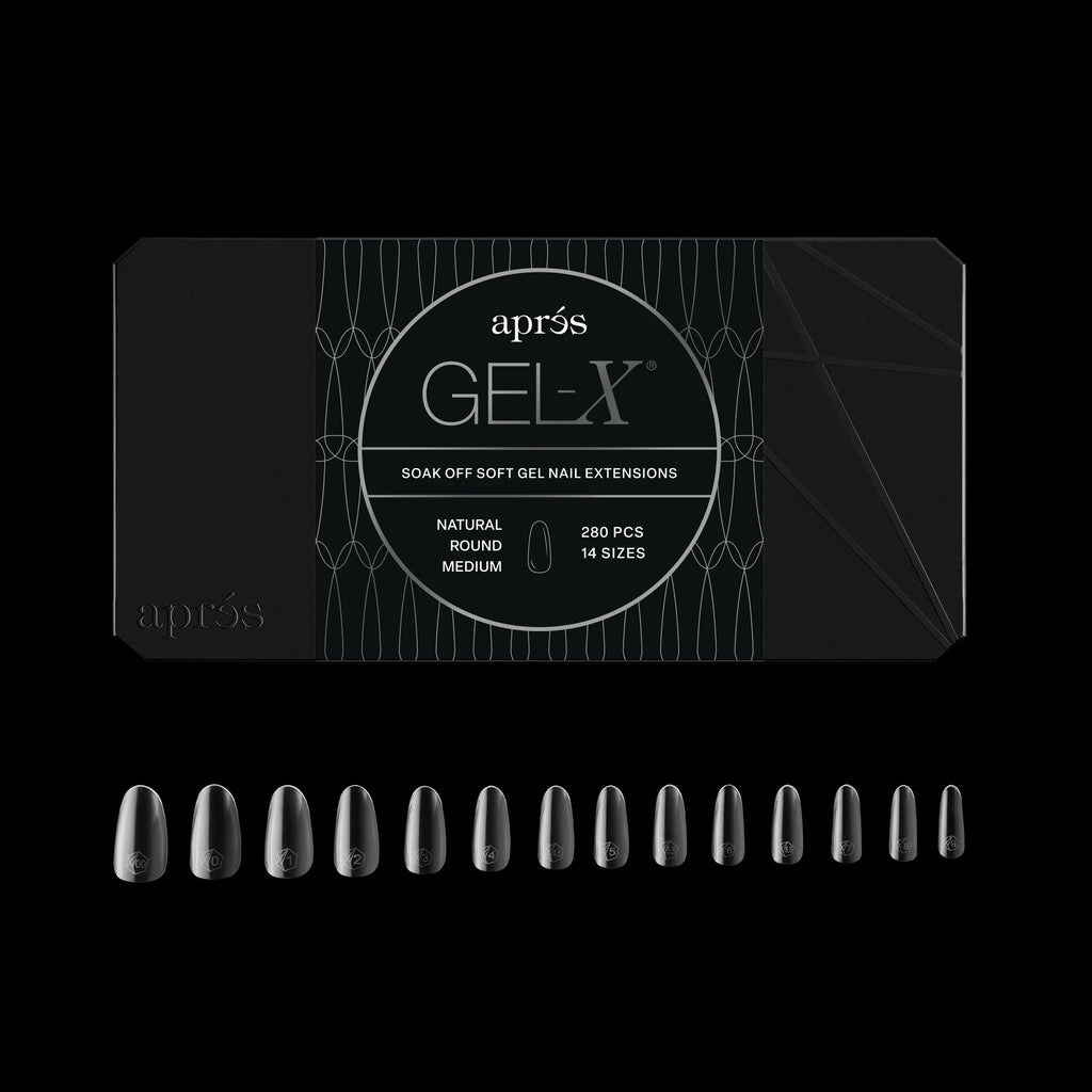 Gel-X® Natural Round Medium Box of Tips - Mini (280pcs)