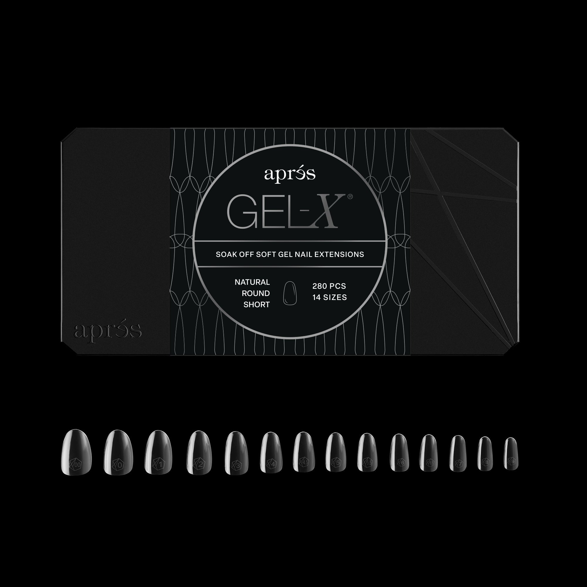 Gel-X® Natural Round Short Box of Tips - Mini (280pcs)