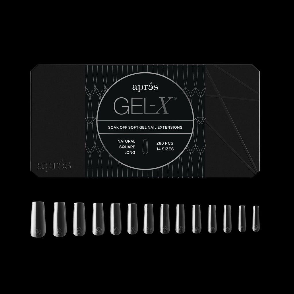 Gel-X® Natural Square Long Box of Tips - Mini (280pcs)