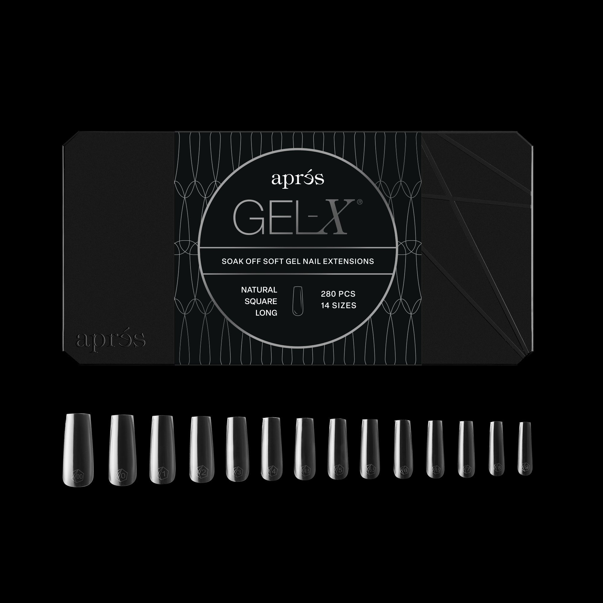 Gel-X® Natural Square Long Box of Tips - Mini (280pcs)