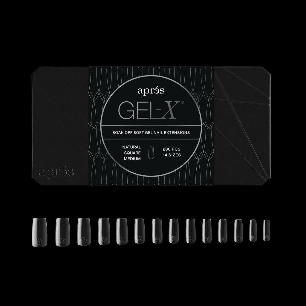 Gel-X® Natural Square Medium Box of Tips - Mini (280pcs)