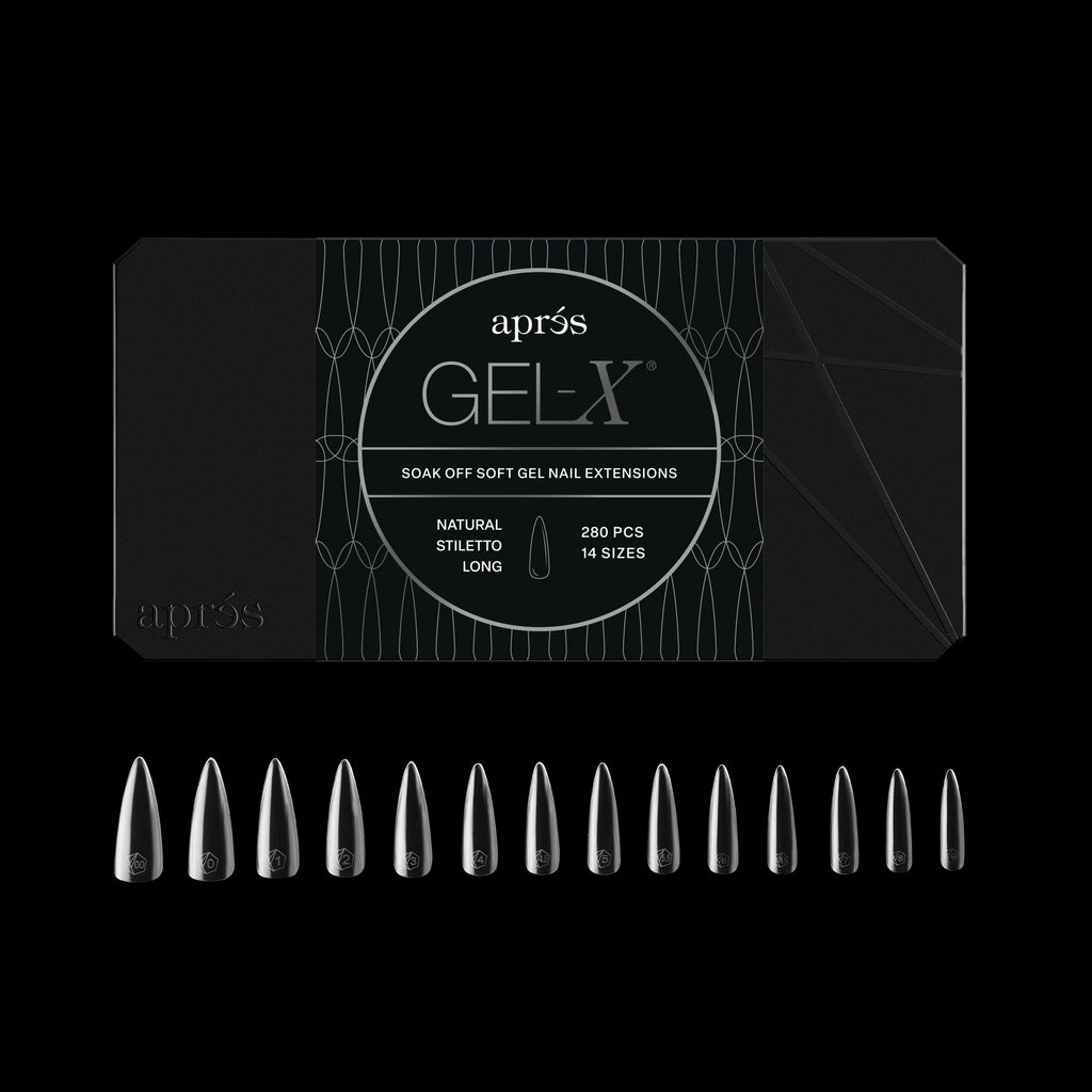 Gel-X® Natural Stiletto Long Box of Tips - Mini (280pcs)