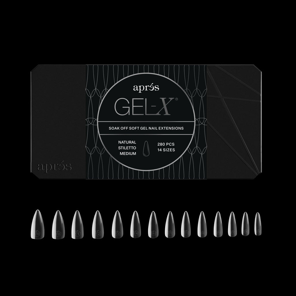 Gel-X® Natural Stiletto Medium Box of Tips - Mini (280pcs)