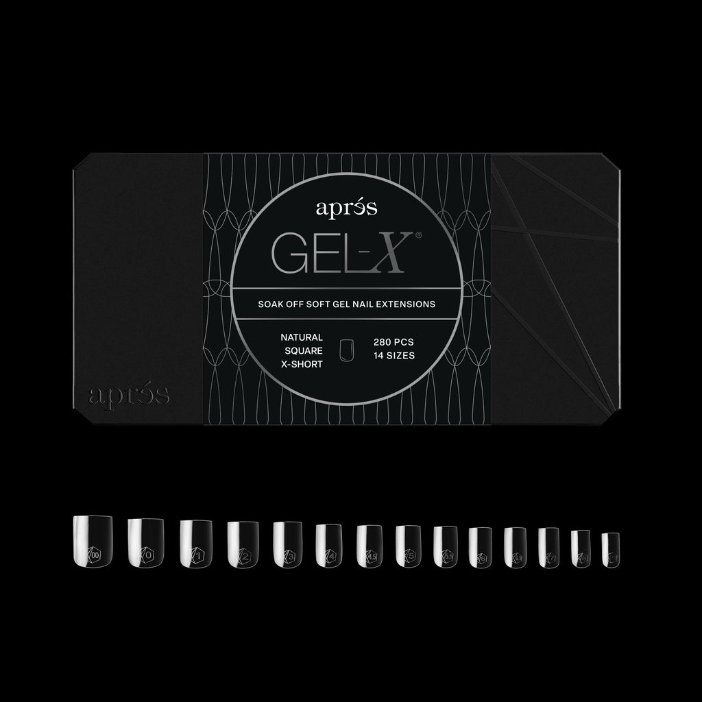 Gel-X® Natural Square Extra Short Box of Tips - Mini (280pcs)