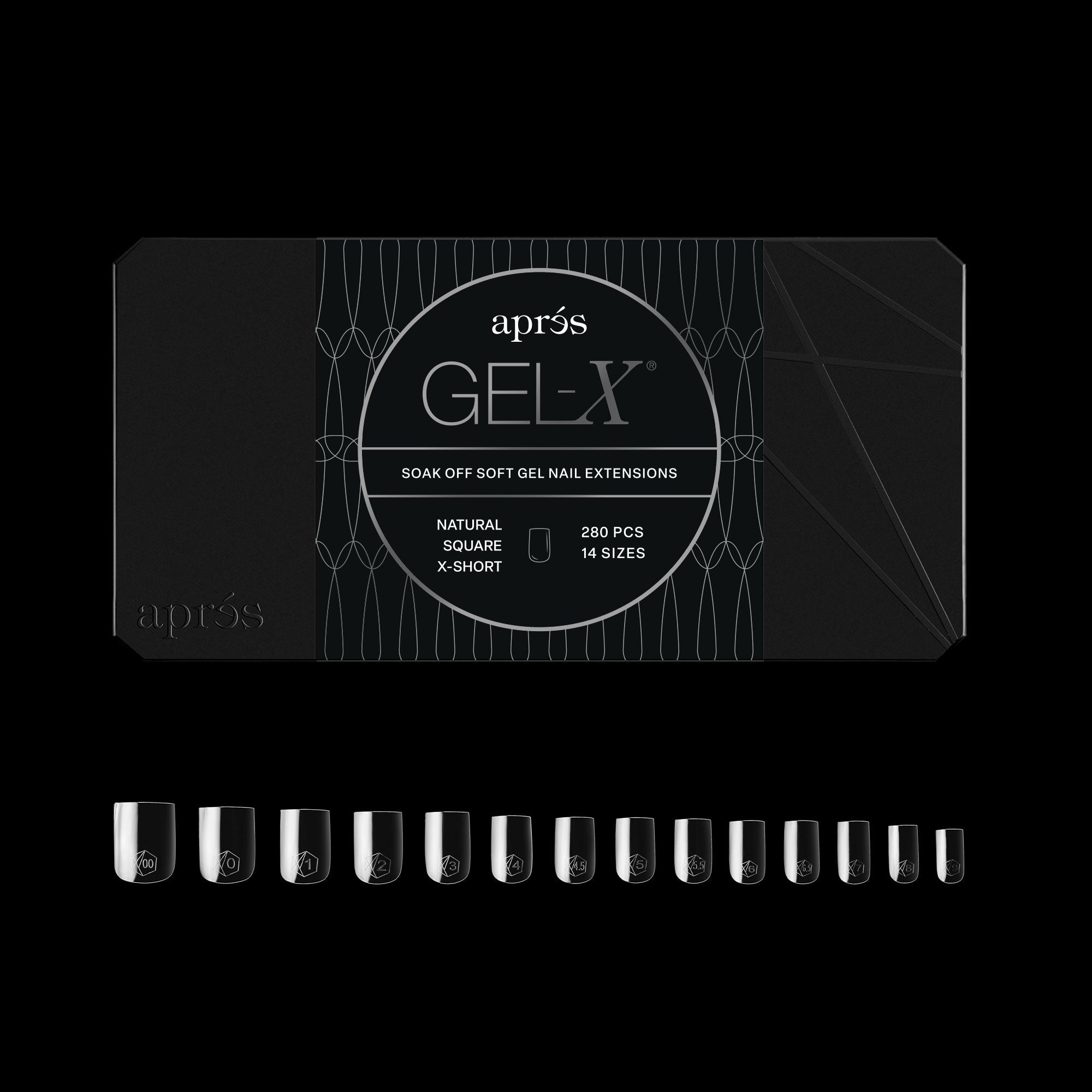 Gel-X® Natural Square Extra Short Box of Tips - Mini (280pcs)
