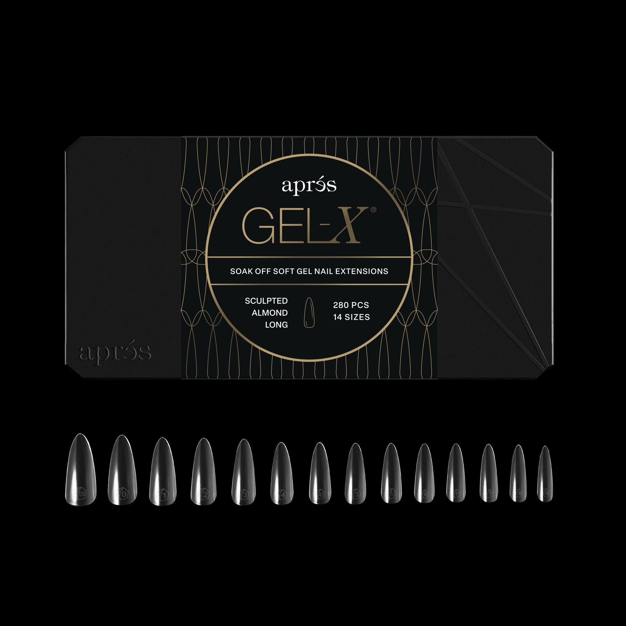 Gel-X® Sculpted Almond Long Box of Tips - Mini (280pcs)