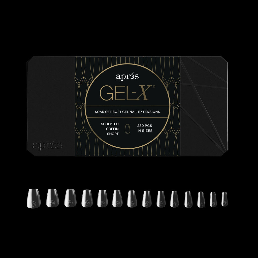 Gel-X® Sculpted Coffin Short Box of Tips - Mini (280pcs)