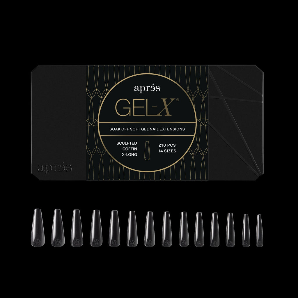 Gel-X® Sculpted Coffin Extra Long Box of Tips - Mini (210pcs)