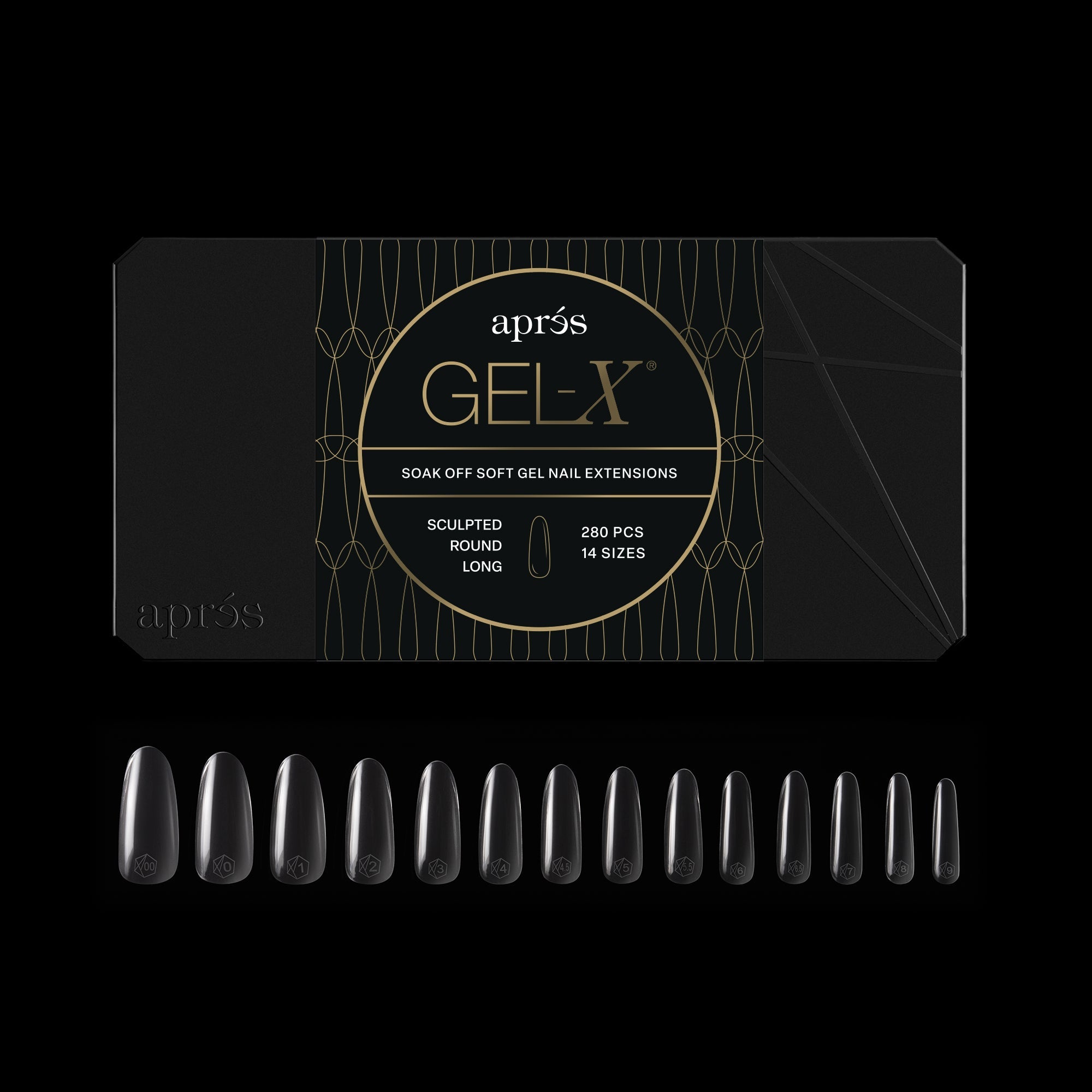 Gel-X® Sculpted Round Long Box of Tips - Mini (280pcs)