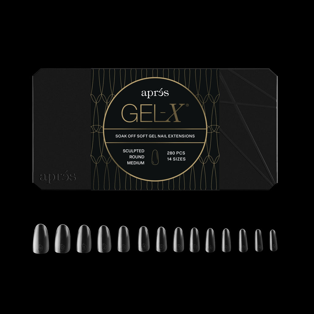 Gel-X® Sculpted Round Medium Box of Tips - Mini (280pcs)