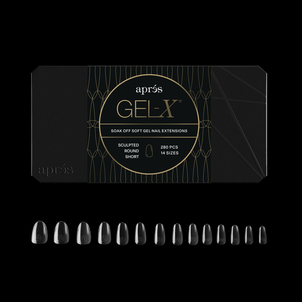 Gel-X® Sculpted Round Short Box of Tips - Mini (280pcs)