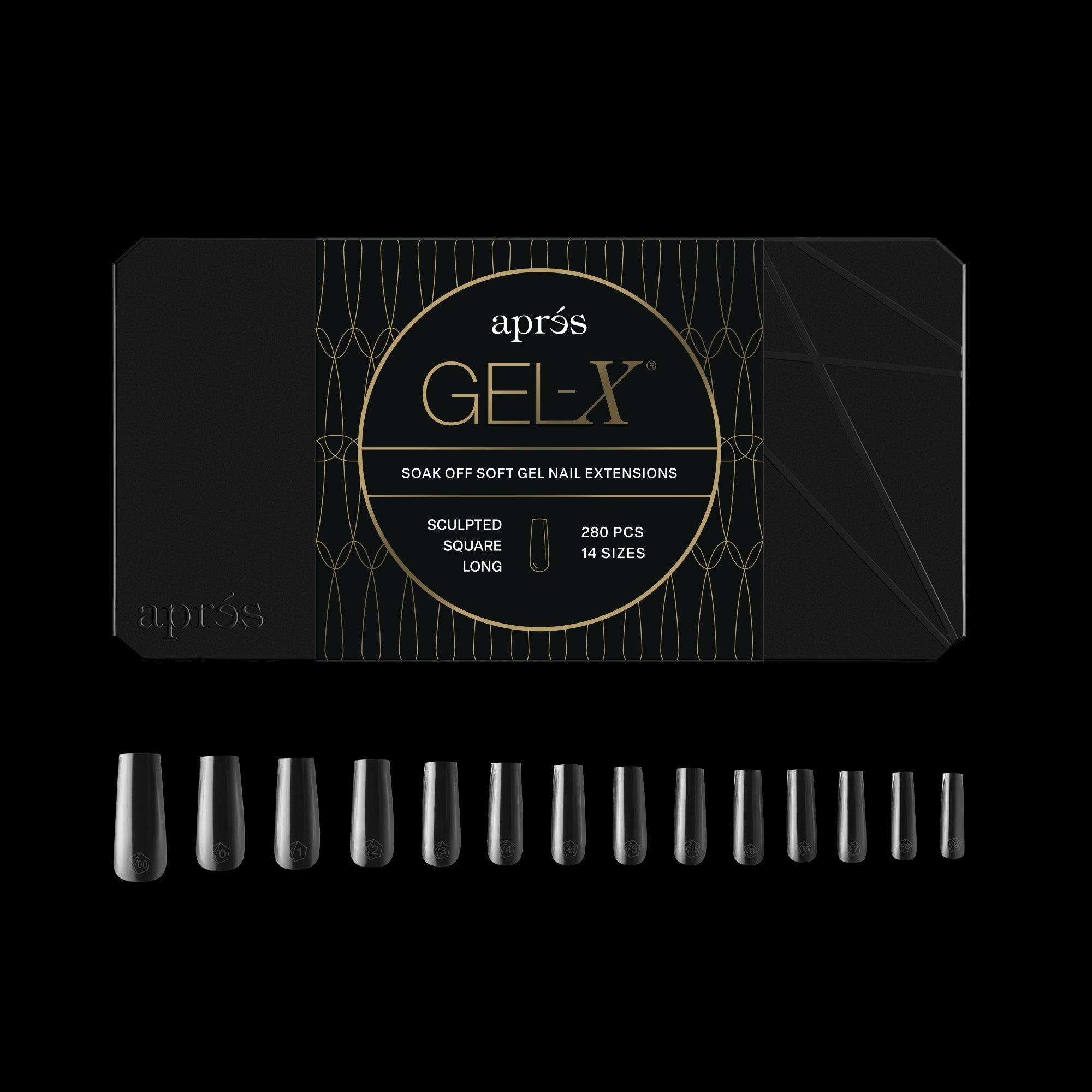 Gel-X® Sculpted Square Long Box of Tips - Mini (280pcs)
