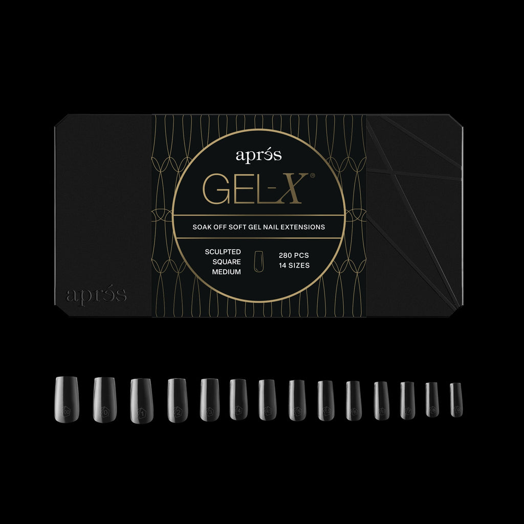 Gel-X® Sculpted Square Medium Box of Tips - Mini (280pcs)