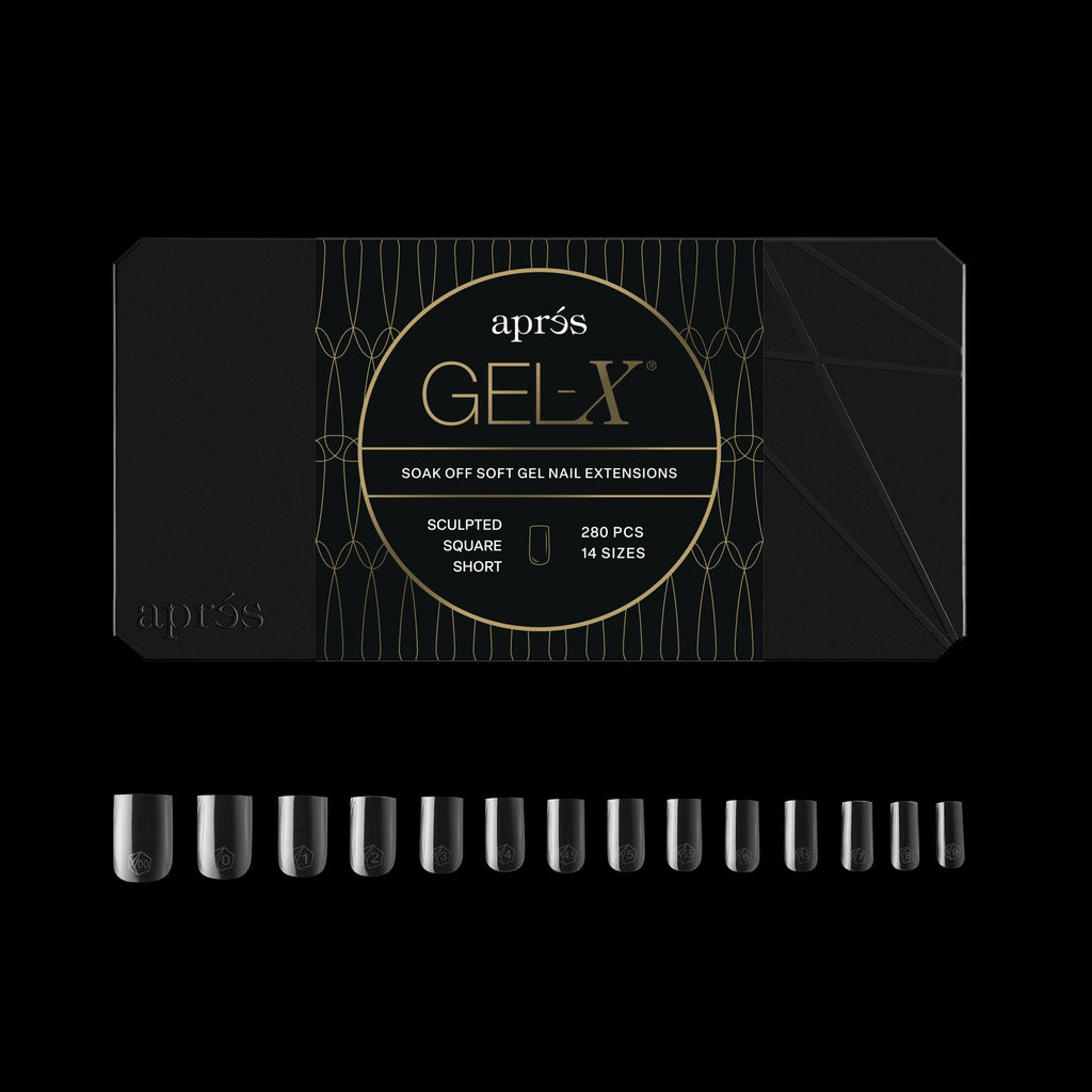 Gel-X® Sculpted Square Short Box of Tips - Mini (280pcs)