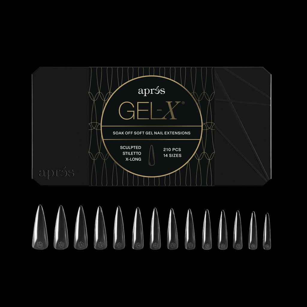Gel-X® Sculpted Stiletto Extra Long Box of Tips - Mini (210pcs)
