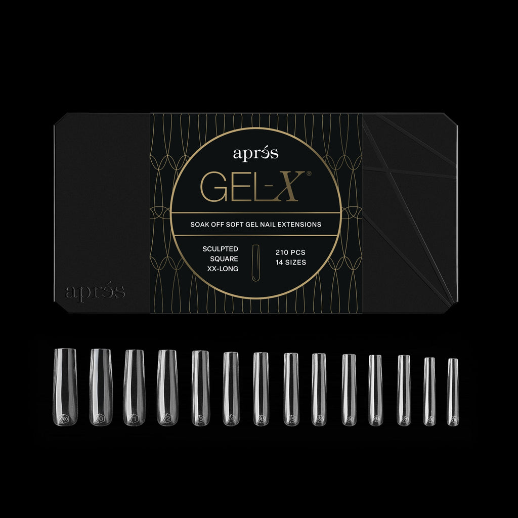 Gel-X® Sculpted Square Extra Extra Long Box of Tips - Mini (210pcs)