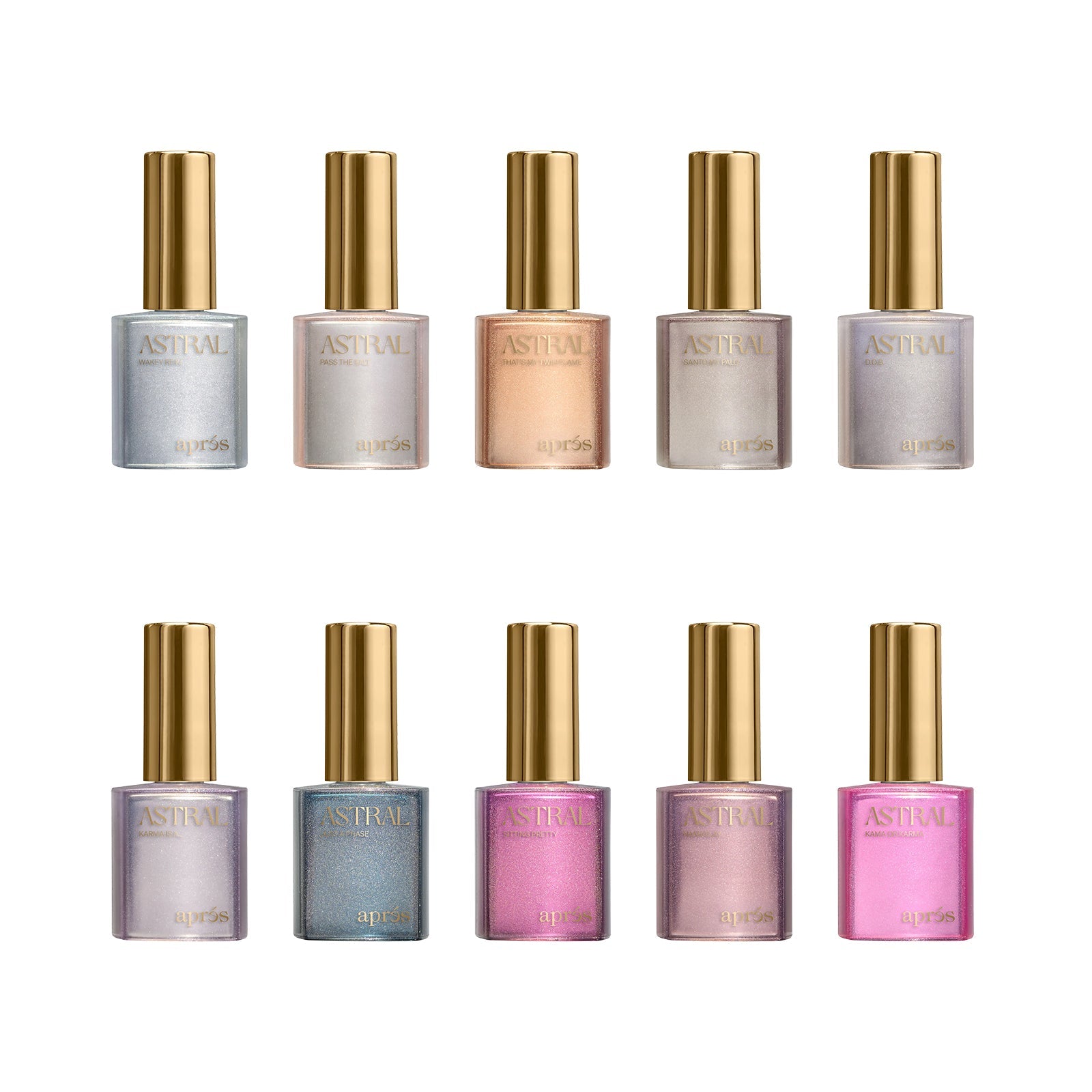 Flash Glitter - Astral Gel Couleur, 10pcs Set