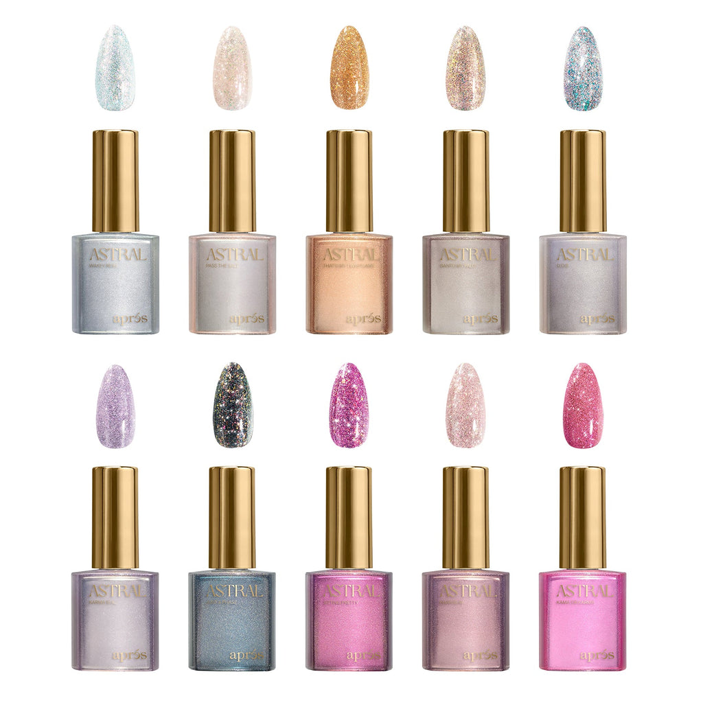 Flash Glitter - Astral Gel Couleur, 10pcs Set