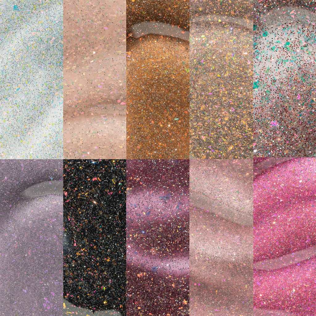 Flash Glitter - Astral Gel Couleur, 10pcs Set