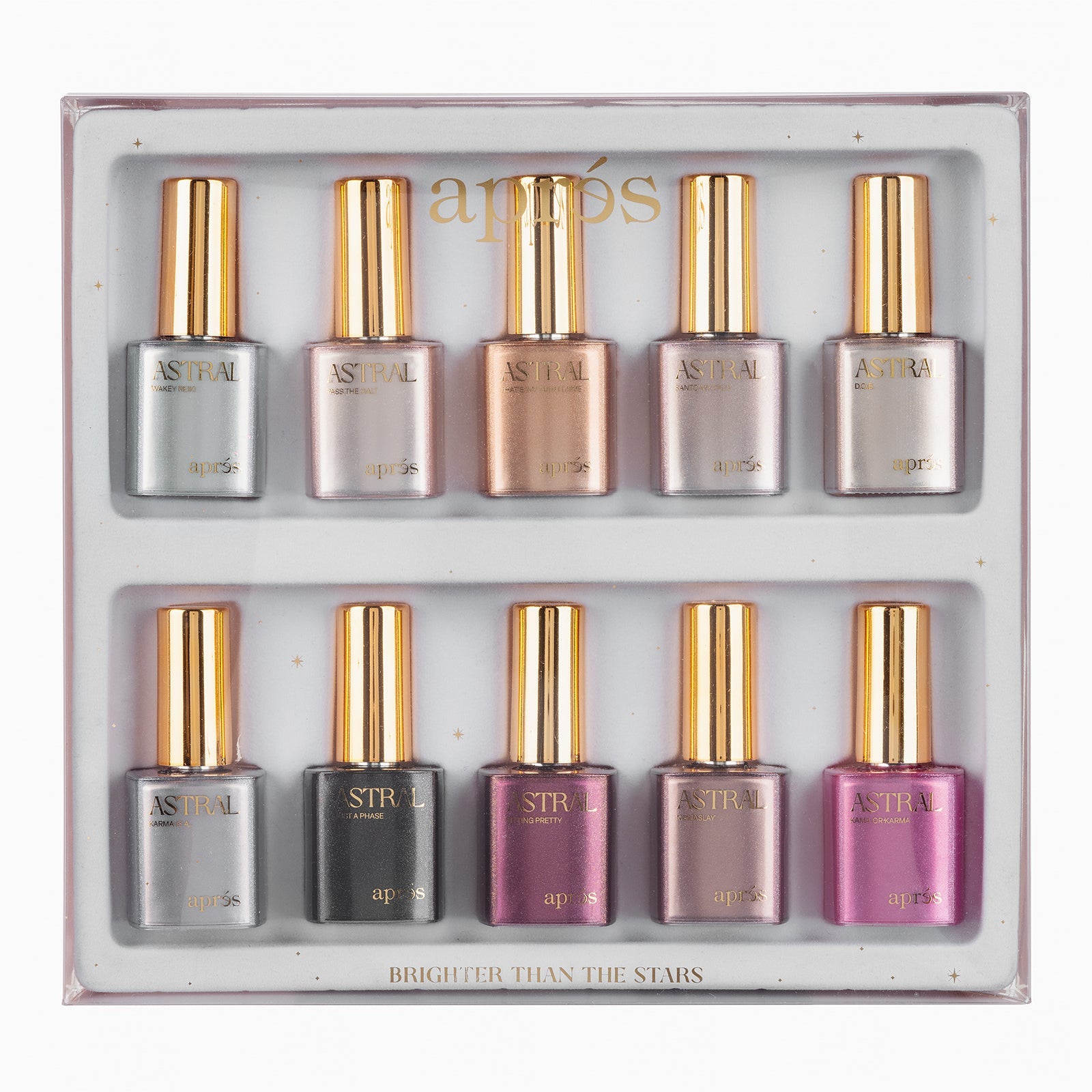 Flash Glitter - Astral Gel Couleur, 10pcs Set