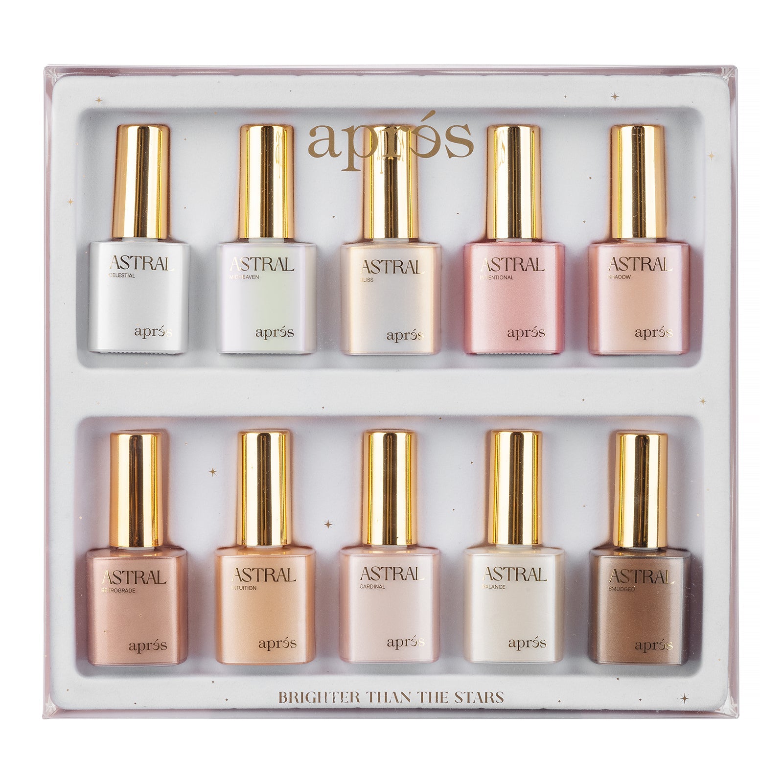 Pearlescent - Astral Gel Couleur, 10pcs Set