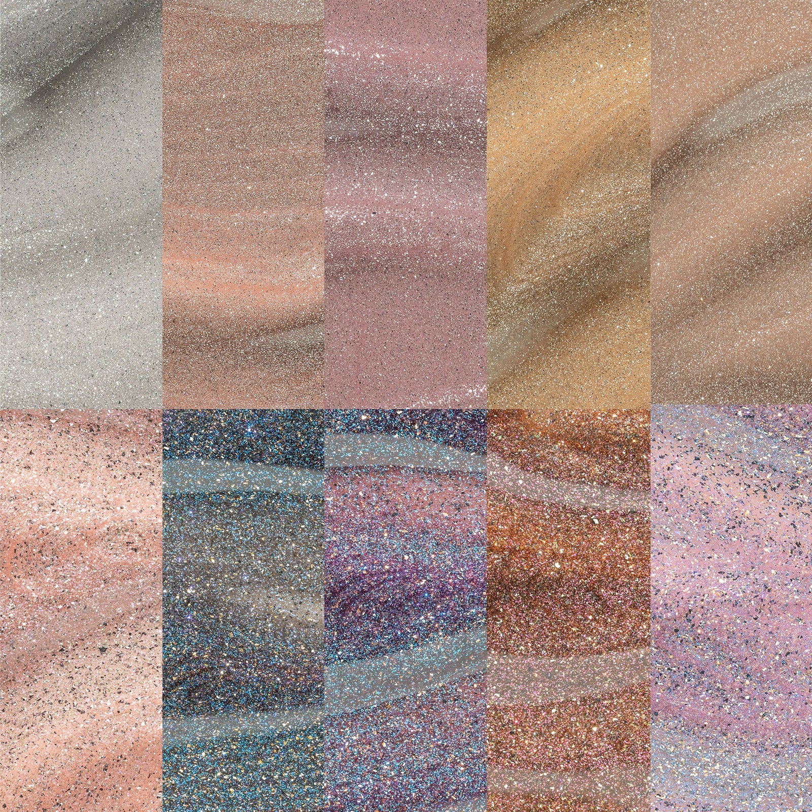 Shimmery Cat Eye - Astral Gel Couleur, 10pcs Set
