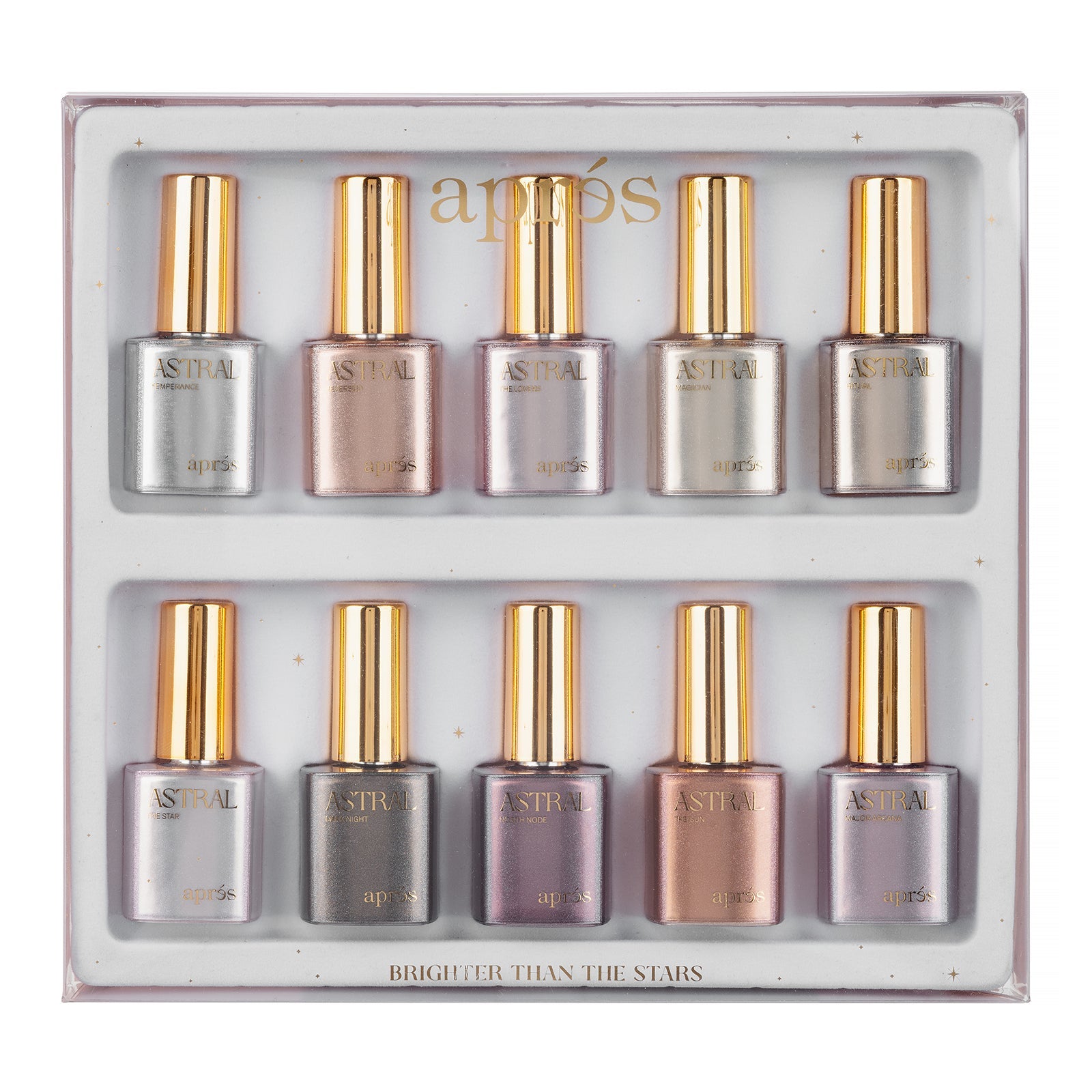 Shimmery Cat Eye - Astral Gel Couleur, 10pcs Set