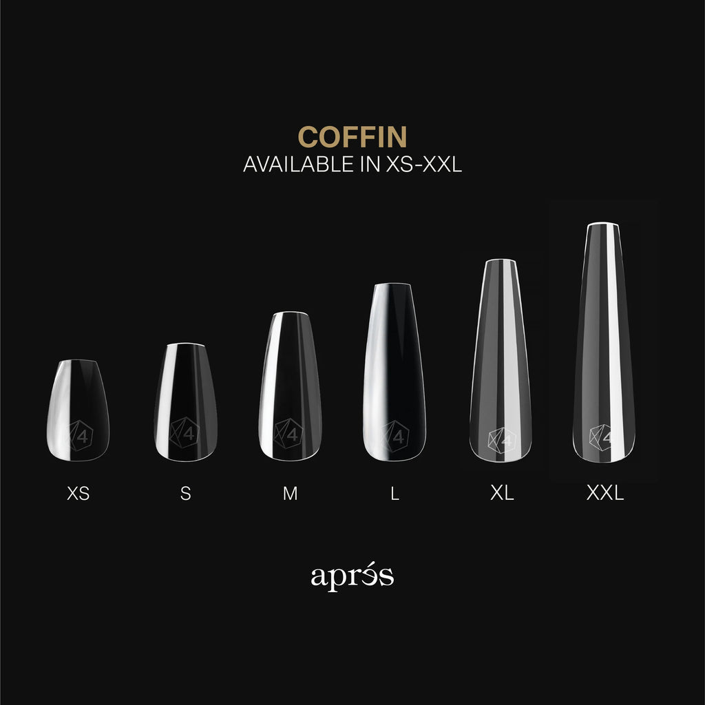 Gel-X® Natural Coffin Extra Short Box of Tips - Pro (600pcs)