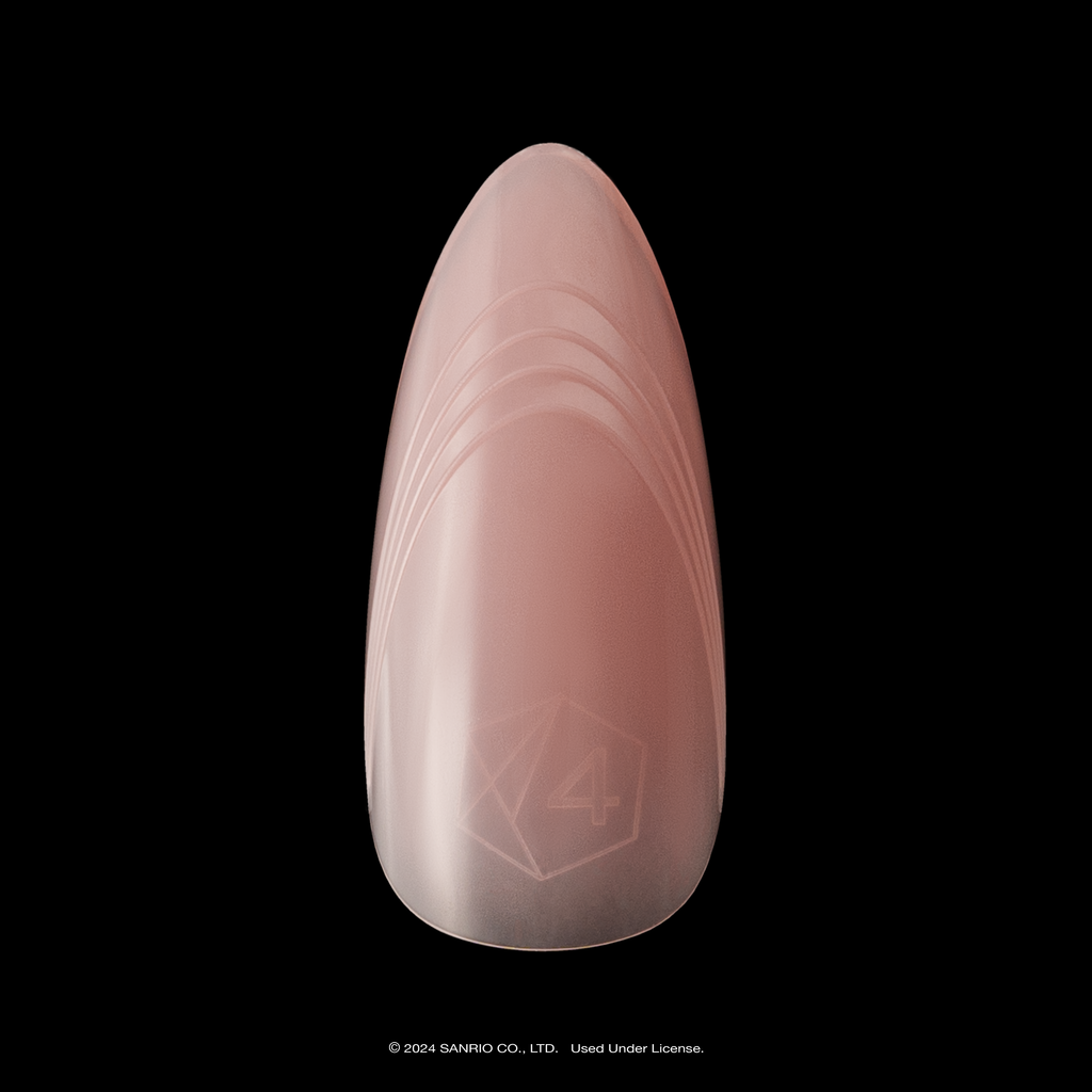 Kuromi™ x Aprés Gel-X® Neutral French Natural Almond Medium Box of Tips (280pcs, 14 Sizes)