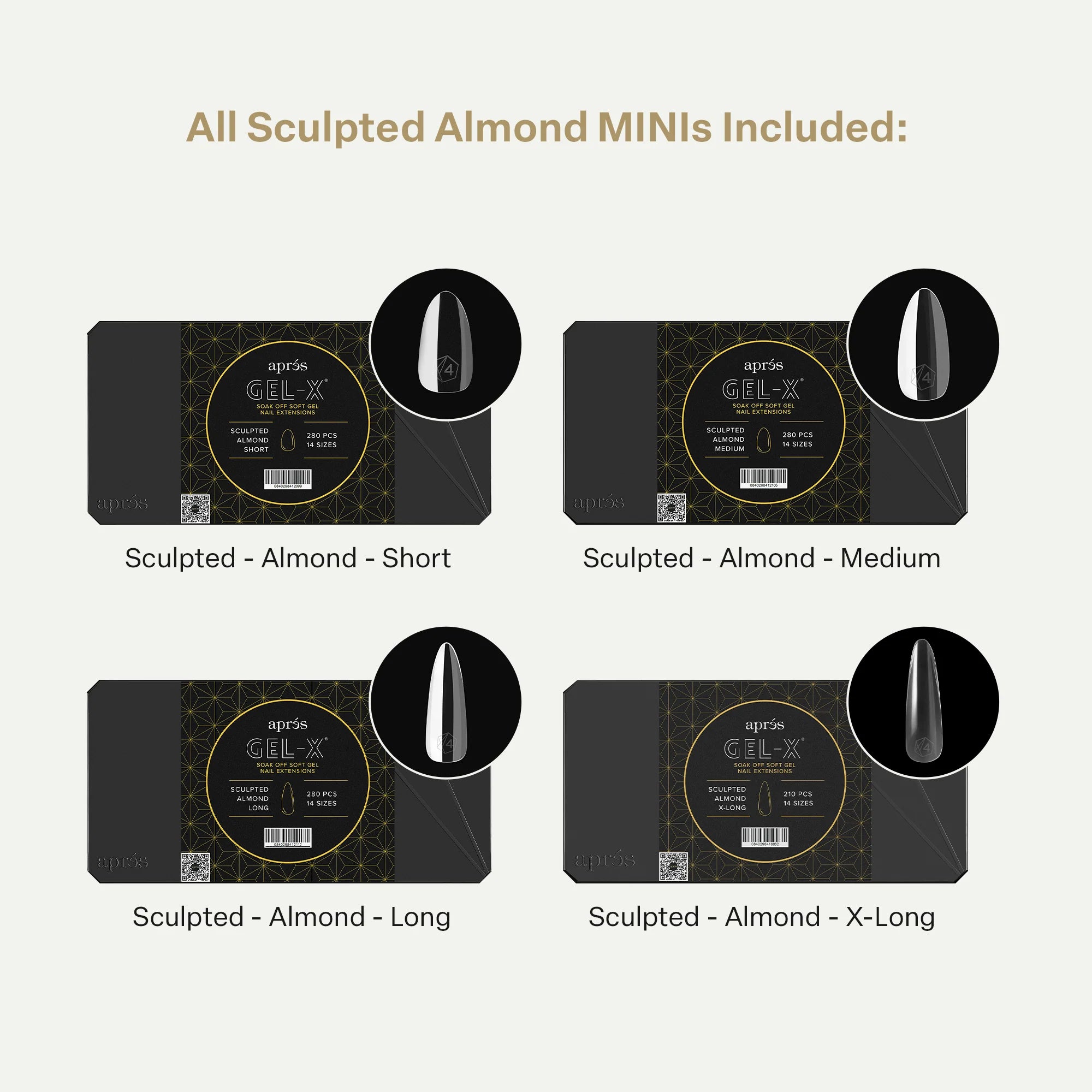 Mini Almond Gel-X® Collection