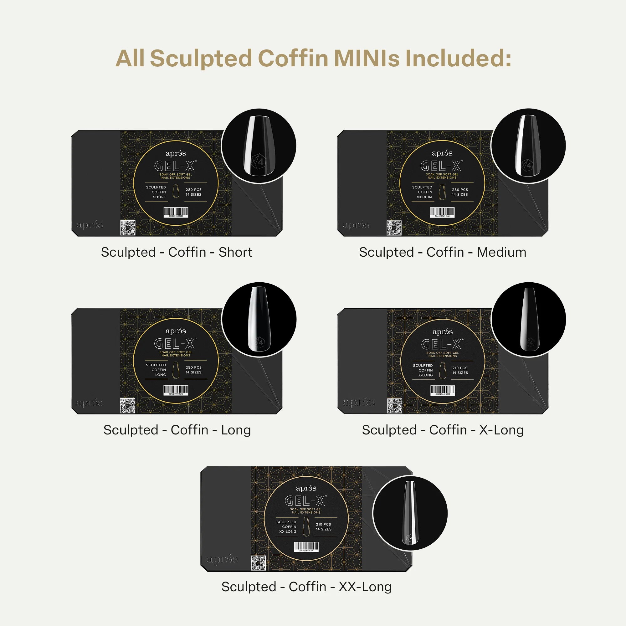 Mini Coffin Gel-X® Collection